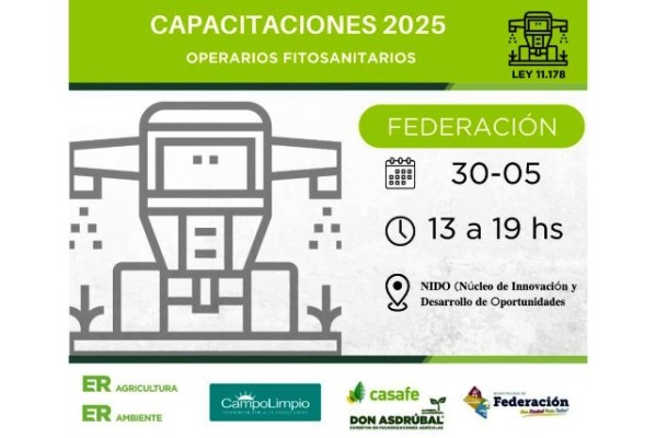 Capacitaciones para operarios de equipos pulverizadores terrestres y aéreos