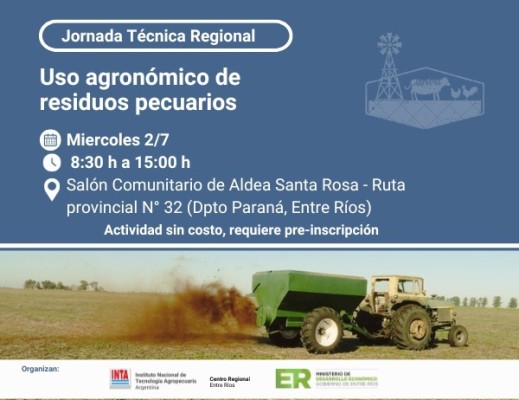 Se realiza una jornada sobre uso agronómico de residuos pecuarios