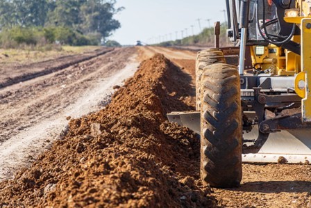 Trabajan en la ruta provincial Nº 5