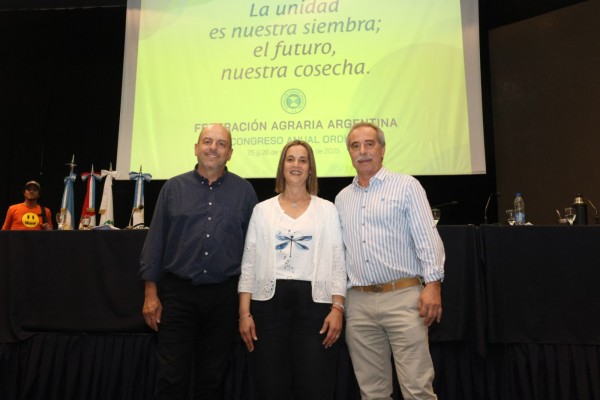 Andrea Sarnari, reelecta en la Federación Agraria Argentina