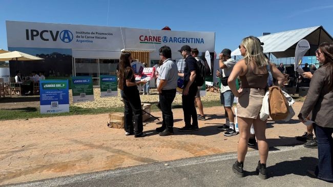 La carne argentina fue una de las estrellas de Expoagro 2026