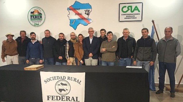 Matías Pompar, reelecto en la Sociedad Rural de Federal