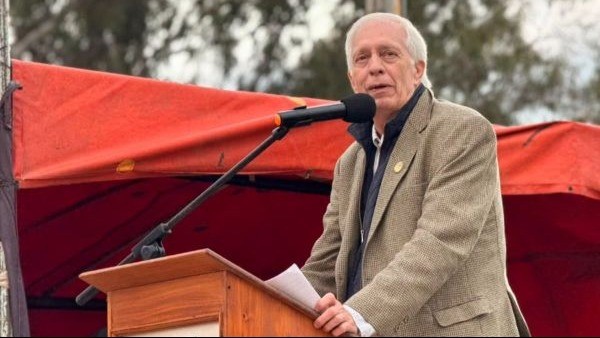 Bernaudo repasó los trabajos que se realizan en rutas y caminos del departamento Villaguay